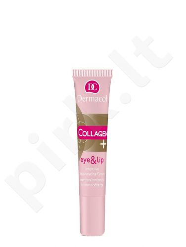 Dermacol Collagen+, Eye & Lip, paakių kremas moterims, 15ml