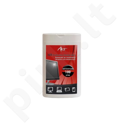 LCD/TFT ekranų valymo servetėlės ART AS-01 100vnt.