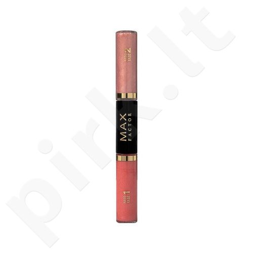 Max Factor Lipfinity, Colour + Gloss, lūpdažis moterims, 2x3ml, (570 Gleaming Coral)