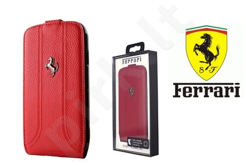 Samsung Galaxy S4 dėklas book Ferrari raudonas