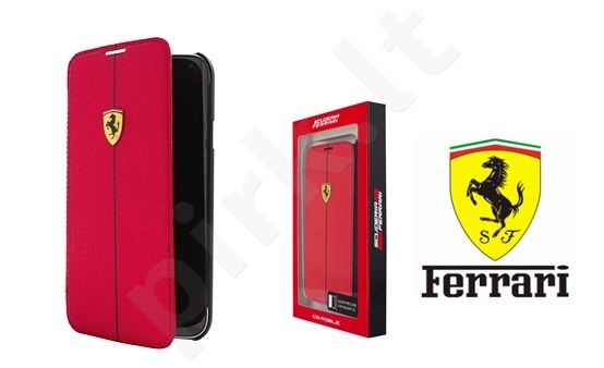 Samsung Galaxy S5 dėklas book Ferrari raudonas