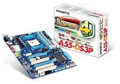MB AMD A75 FM1 ATX/GA-A55-DS3P GIGA-BYTE