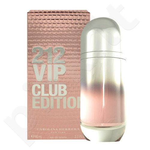 Carolina Herrera 212 VIP, Club Edition, tualetinis vanduo moterims, 80ml