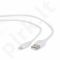 Gembird USB to 8-pin sync and charging cable, white, 3m