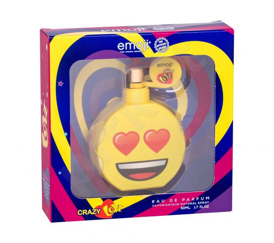 Emoji Crazy Love, kvapusis vanduo vaikams, 50ml