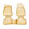 Guminiai kilimėliai 3D NISSAN Juke 2010-2014, 2014->, 4 pcs. /L50016B /beige