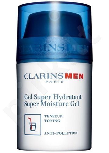 Clarins Men, Super Moisture Gel, veido želė vyrams, 50ml