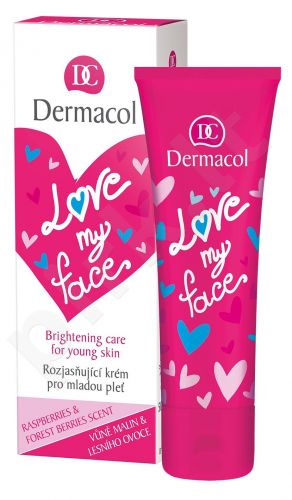 Dermacol Love My Face, Brightening Care, dieninis kremas moterims, 50ml