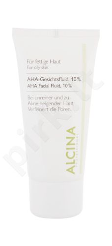 ALCINA For Oily Skin, AHA Facial Fluid, 10%, naktinis kremas moterims, 50ml