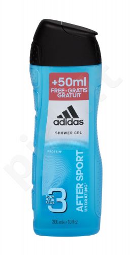 Adidas After Sport, 3in1, dušo želė vyrams, 300ml