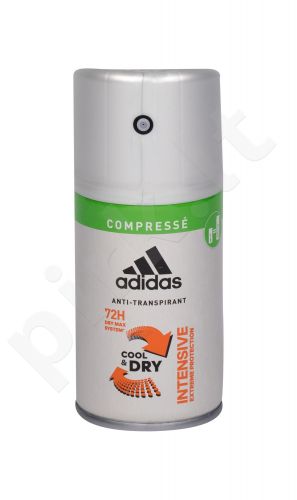 Adidas Intensive, Cool & Dry 72h, antiperspirantas vyrams, 100ml