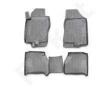 Guminiai kilimėliai 3D NISSAN Navara 2010-2015, 4 pcs. /L50038G /gray