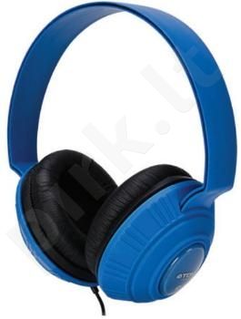 Ausinės TDK MP100, OVER-EAR HEADPHONES, ESSENTIALS, DJ STYLE, BLUE