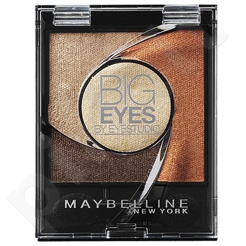 Maybelline Big Eyes, akių šešėliai moterims, 3,7g, (04 Luminous Blue)