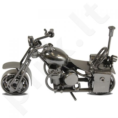 Metalinė dekoro detalė Motociklas 107601