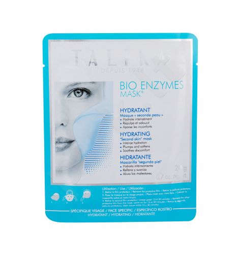 Talika Bio Enzymes Mask, Hydrating, veido kaukė moterims, 20g