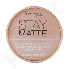 Rimmel London Stay Matte, kompaktinė pudra moterims, 14g, (004 Sandstorm)