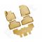 Guminiai kilimėliai 3D NISSAN Patrol 2010->, 5 pcs. /L50059B /beige