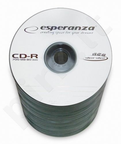 CD-R ESPERANZA [ spindle 100 | 700MB | 52x | Silver ]