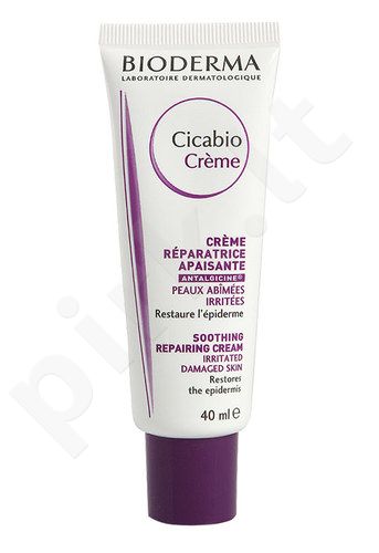 BIODERMA Cicabio, Soothing Repairing Cream, dieninis kremas moterims, 40ml