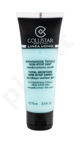 Collistar Linea Uomo, Total Moisture Non-Stop 24HR, veido želė vyrams, 75ml