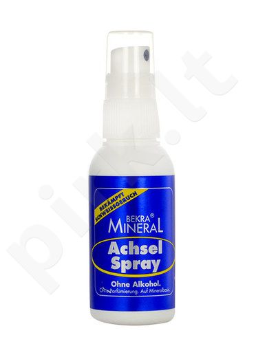 Bekra Mineral Underarm Spray, antiperspirantas moterims ir vyrams, 50ml