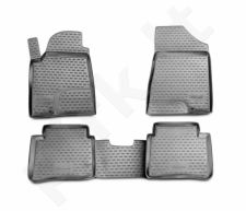 Guminiai kilimėliai 3D NISSAN Teana II 2008-2014, 4 pcs. /L50070G /gray