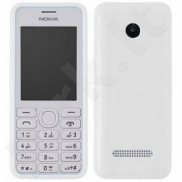 Nokia 206 Asha dėklas SILICON Telemax baltas