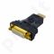4World Adapteris HDMI [M] > DVI-I [F] (24+5), juodas