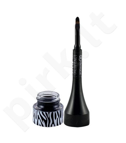 Dermacol Longlasting Gel Black, akių kontūrui moterims, 2,5g, (Black)