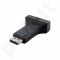 4World Adapteris DisplayPort [M] > DVI-I [F] (24+5), juodas