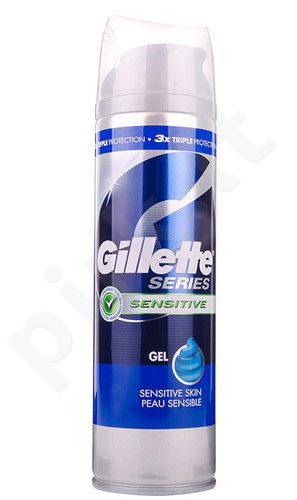 Gillette Series, Sensitive, skutimosi želė vyrams, 240ml
