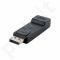4World Adapteris DisplayPort [M] > HDMI [F], juodas