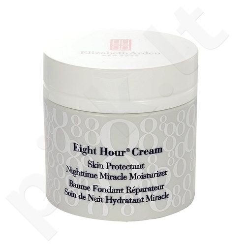 Elizabeth Arden Eight Hour Cream, Nighttime Miracle Moisturizer, naktinis kremas moterims, 50ml