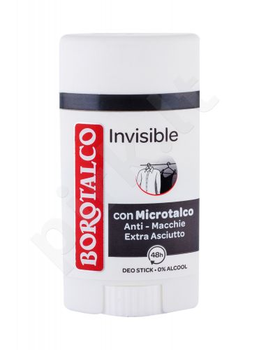 Borotalco Invisible, dezodorantas moterims ir vyrams, 40ml