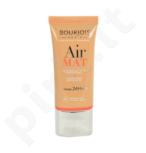 BOURJOIS Paris Air Mat, SPF10, makiažo pagrindas moterims, 30ml, (02 Vanilla)