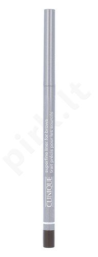 Clinique Superfine Liner For Brows, antakių kontūrų pieštukas moterims, 0,08g, (03 Deep Brown)