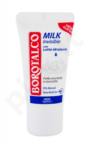 Borotalco Milk Invisible, dezodorantas moterims, 40ml