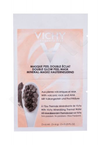 Vichy Double Glow Peel Mask, veido kaukė moterims, 2x6ml