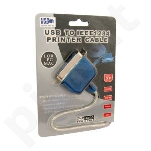 4World Adapteris USB 2.0 - LPT Centronics