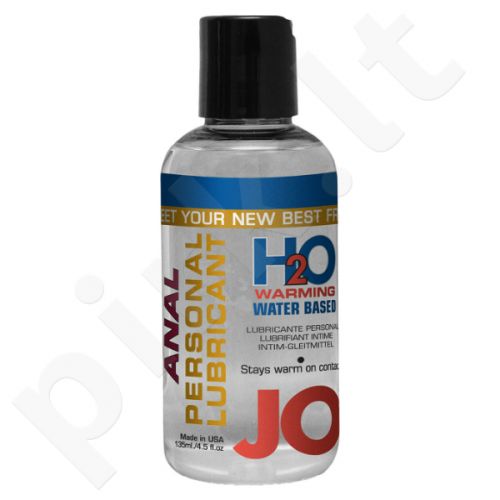 System JO - Analinis šildantis H2O lubrikantas 135 ml