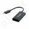4World Adapteris MHL (micro USB) [M] > HDMI [F] + micro USB[F], smartphone to TV