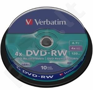 DVD-RW Verbatim [ cake box 10 | 4.7GB | 4x ]