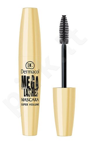 Dermacol Mega Lashes, blakstienų tušas moterims, 13ml, (black)