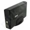 4World HDD 3.5'' SATA disko korpusas USB 2.0, aliuminis, juodas