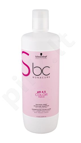 Schwarzkopf BC Bonacure, pH 4.5 Color Freeze Micellar, šampūnas moterims, 1000ml