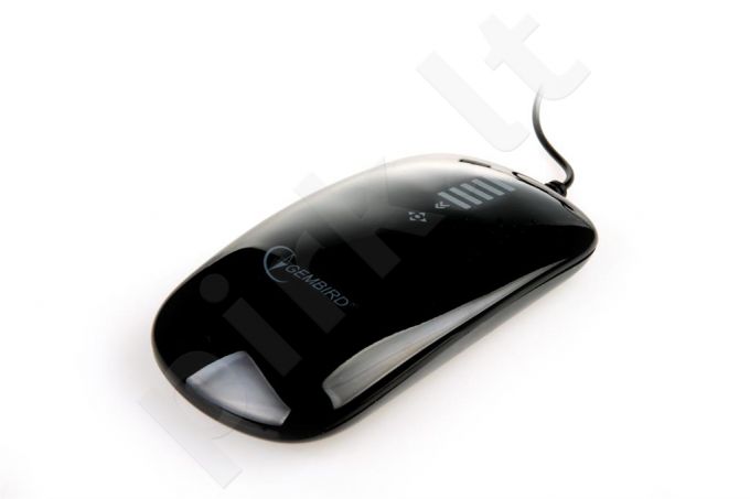 Gembird Phoenix touch mouse, USB, black