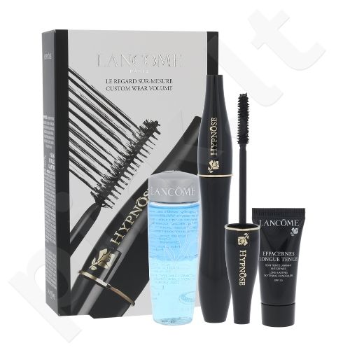 Lancôme Hypnose, rinkinys blakstienų tušas moterims, (blakstienų tušas 6,2 ml + makiažo valiklis Bi-Facil Demaquilant Yeux 30 ml + korektor Effacernes Longue Tenue SPF30 5 ml 02 Beige Sable), (01 Noir Hypnotic)