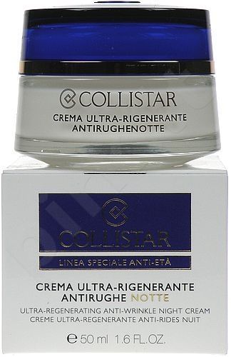 Collistar Special Anti-Age, Ultra-Regenerating Anti-Wrinkle Night Cream, naktinis kremas moterims, 50ml