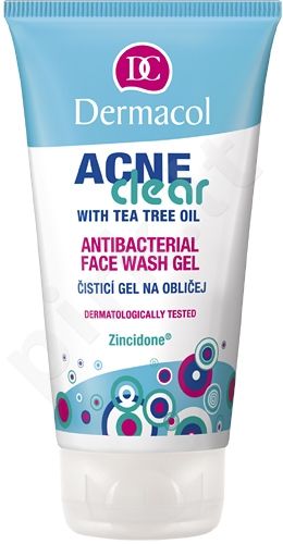 Dermacol AcneClear, Antibacterial, prausiamoji želė moterims, 150ml